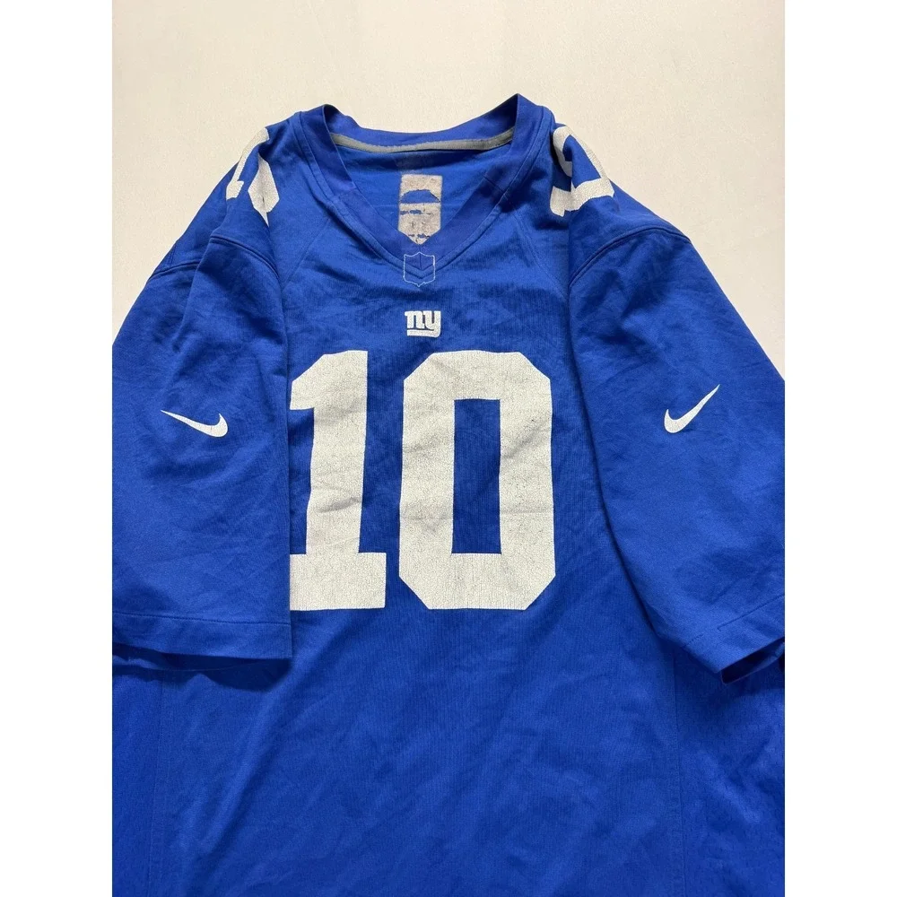 New York Giants Jersey Mens‎ 2XL Blue Eli Manning #10 Nike Football NFL Graphic
